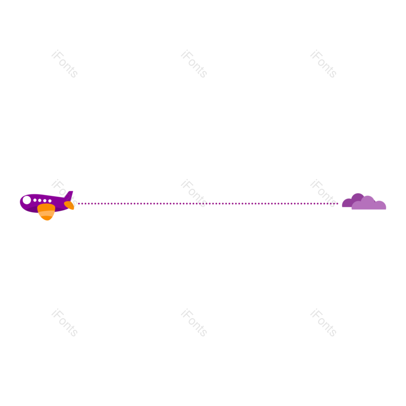 线条图片,简约元素,紫色PNG,分隔线免抠素材